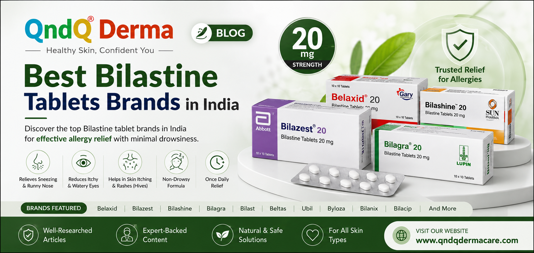 Best Bilastine Tablets Brands in India